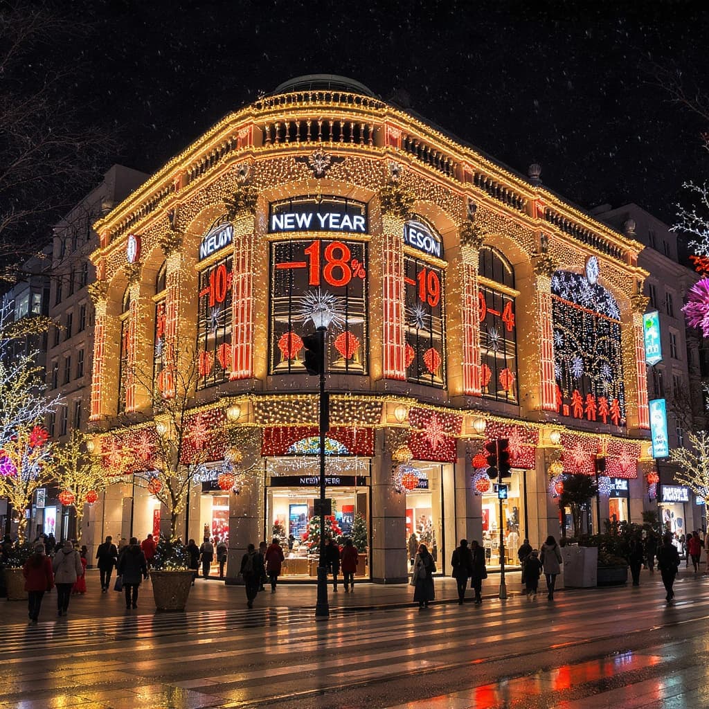 AVM Yılbaşı Süsleme