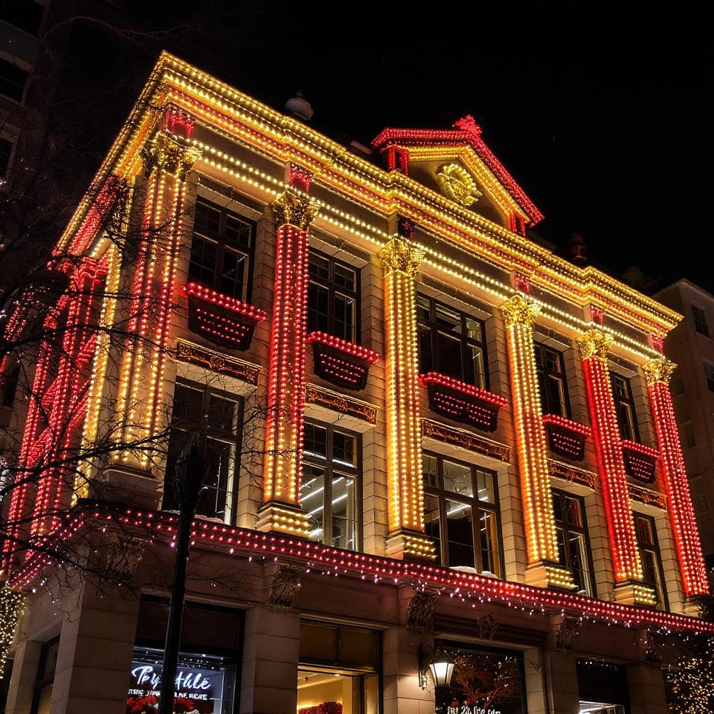 Yılbaşı Dış Cephe Işık Süsleme