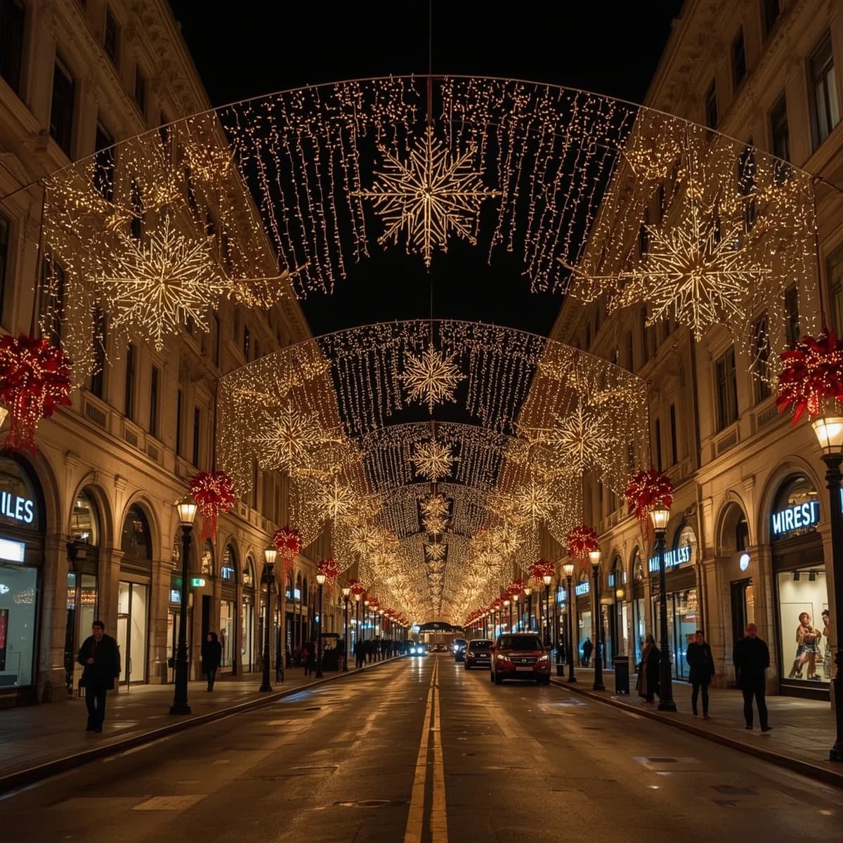 Sokak Yılbaşı Süsleme