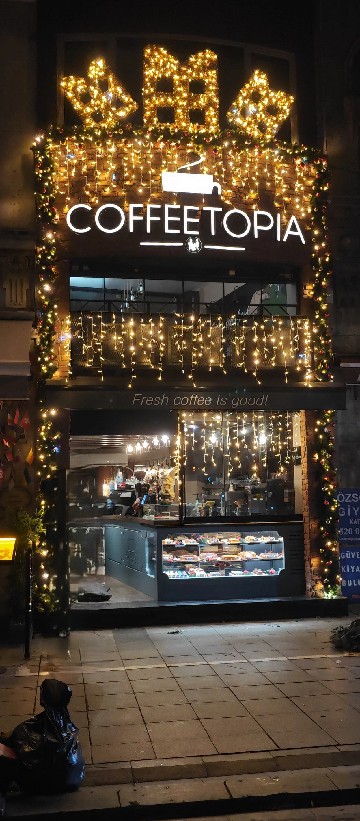 LED ışıklı yılbaşı geyiği bahçe dekorasyonu